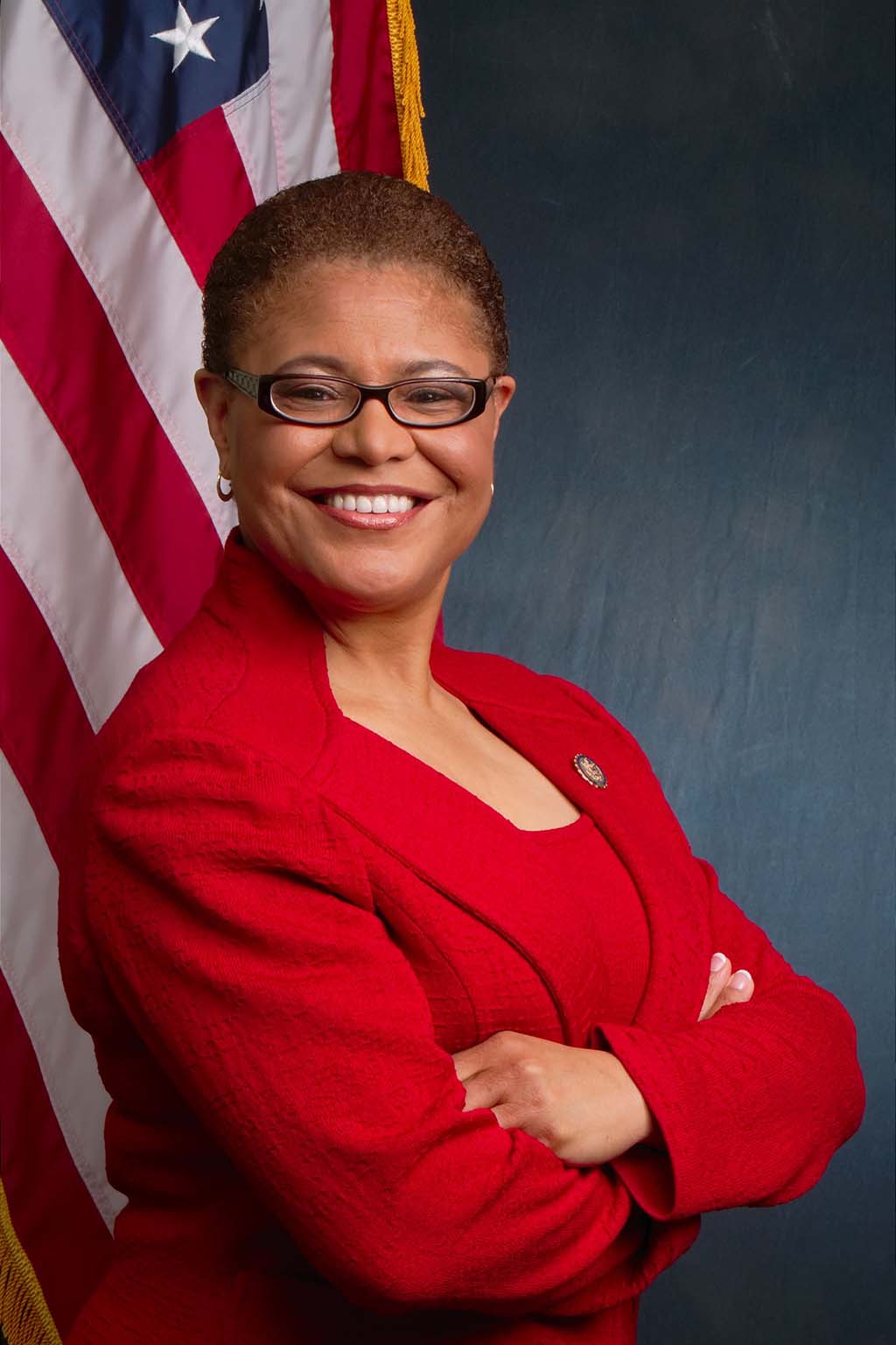 Karen Bass Entering the California Assembly Chamber to Become the Next Speaker