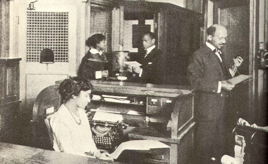 W.E.B. Du Bois and Staff in the Editorial Offices of The Crisis