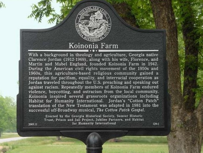 |Koinonia Farm Sign