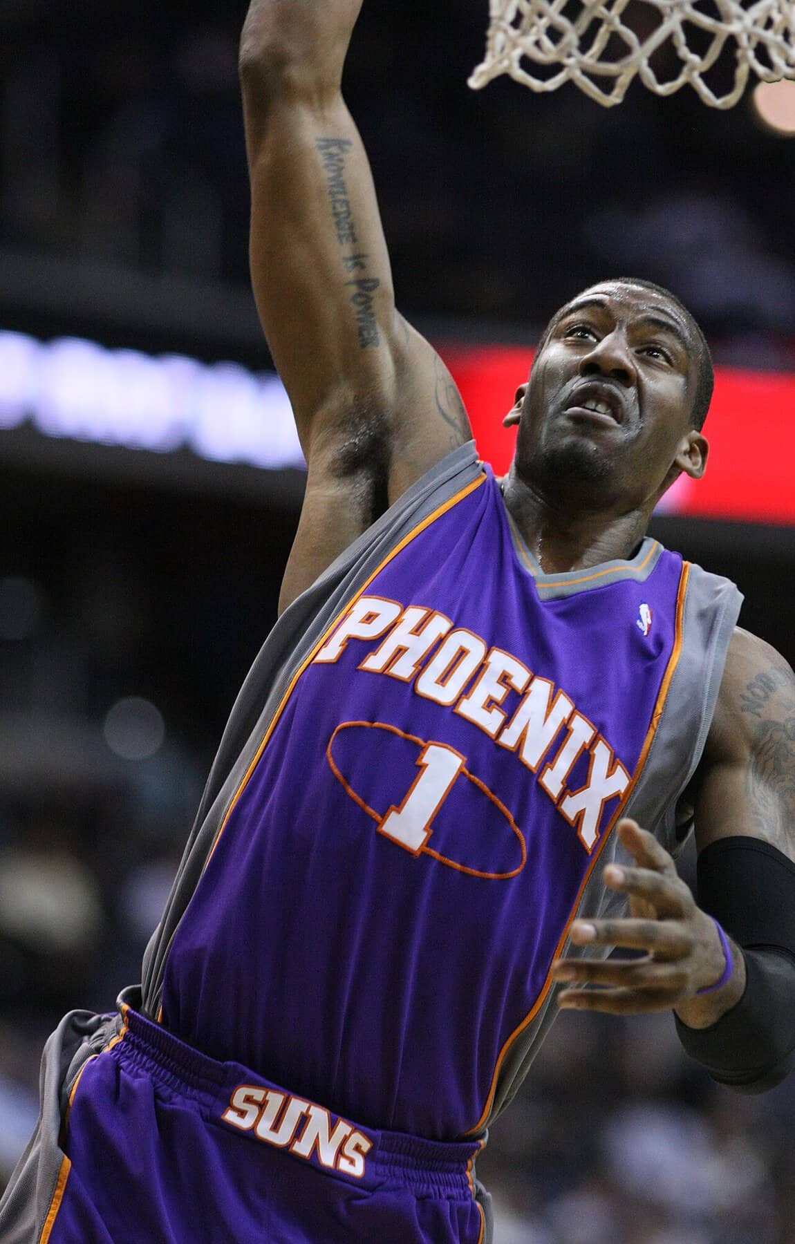 Amar'e Stoudemire playing with the Phoenix Suns|Amar’e Stoudemire (Wikipedia Commons)|Amar'e Stoudemire free throw