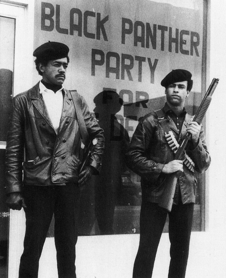 Bobby Seale and Huey Newton