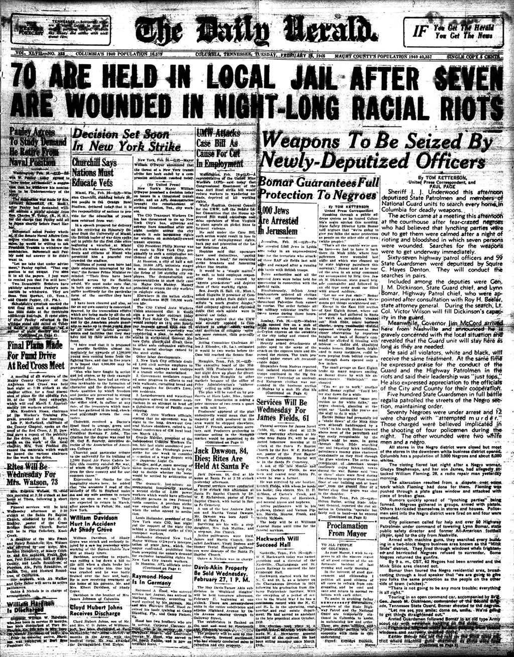 Racial Violence - Race Riots 1900-1960 Archives | Welcome to Blackpast