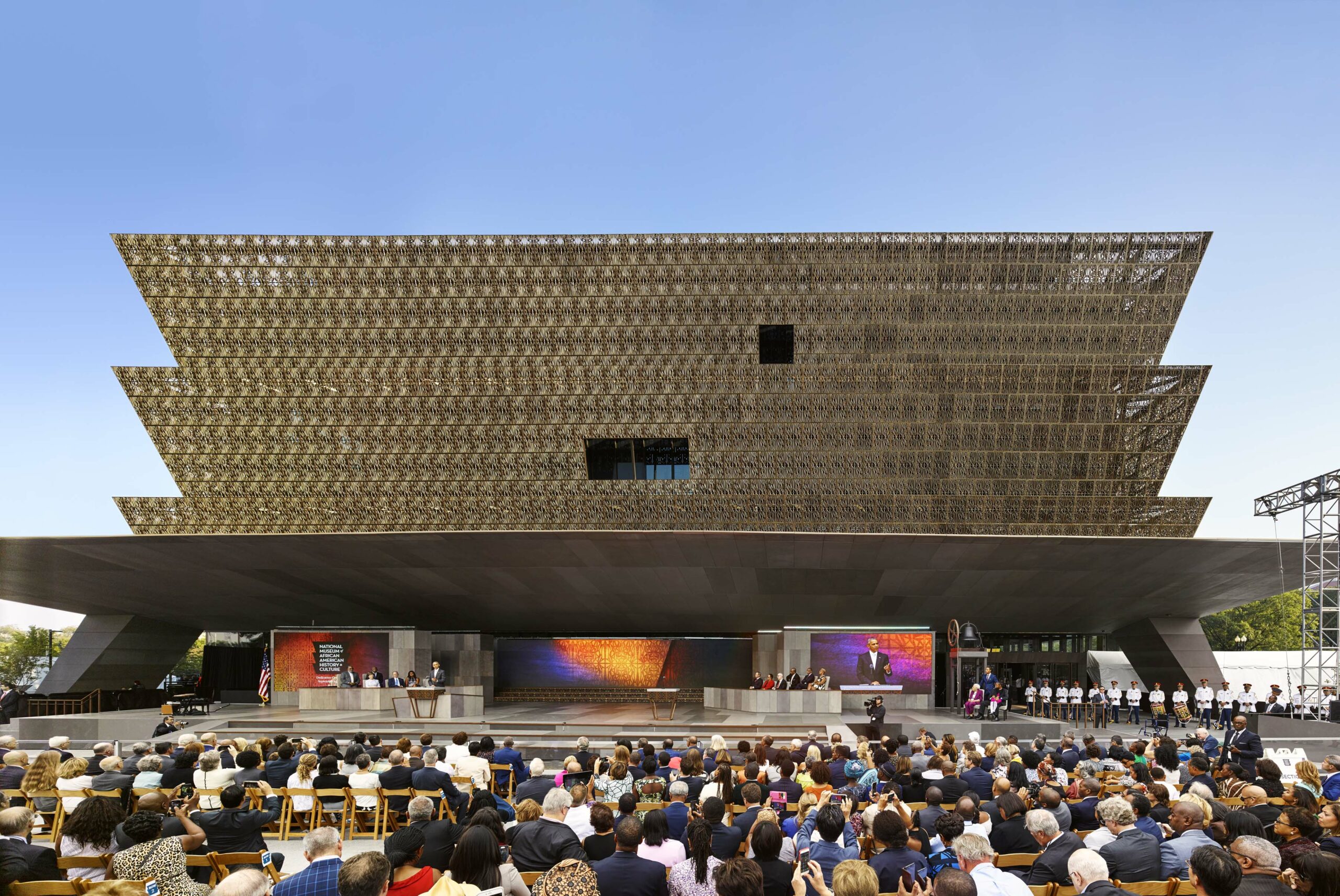 President Barack Obama Speaking At The Opening Of The National Museum Of African American History And Culture Artnet News Scaled 